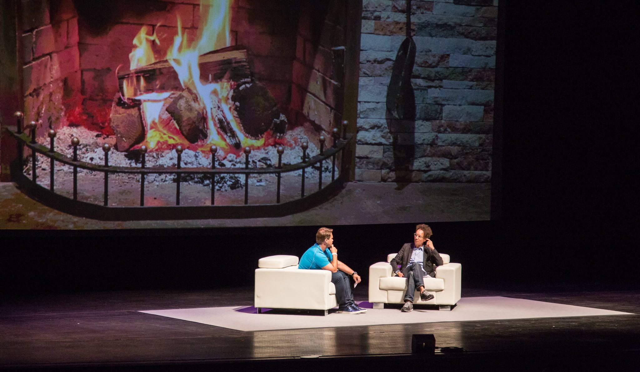 2015 Postback keynote speaker Malcolm Gladwell's chat with Peter Hamilton, TUNE CEO