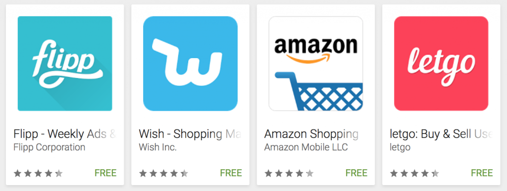 shopping apps