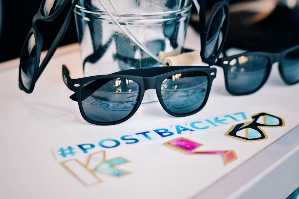Sunglasses stickers Postback