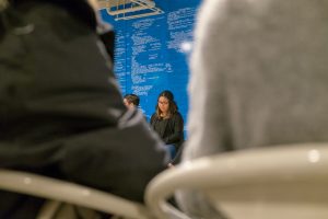 Image of a Dreamer at TUNE's DACA panel on immigration