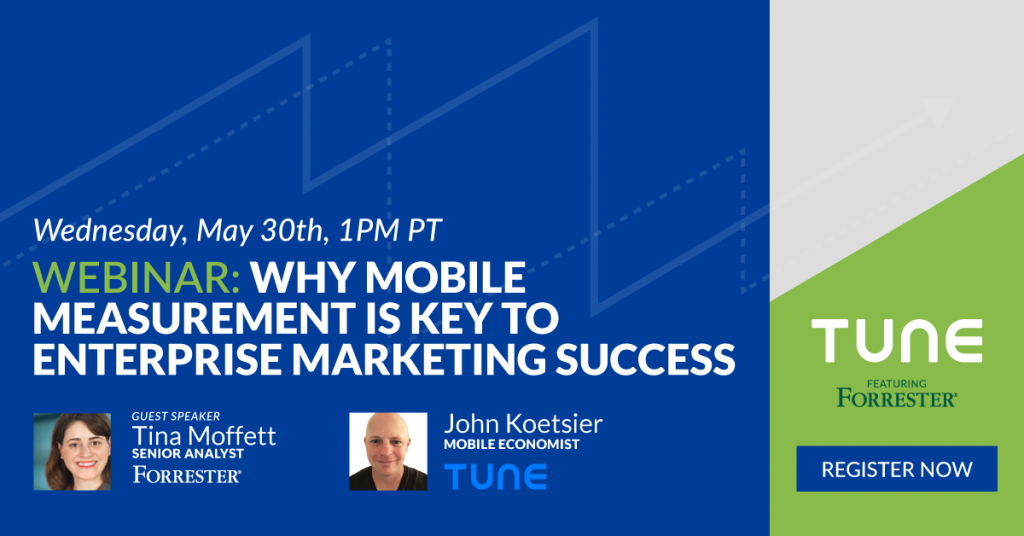 Forrester webinar on enterprise mobile marketing measurement