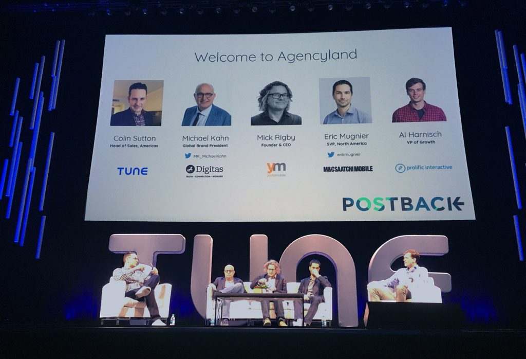 Agency panel at Postback 2018