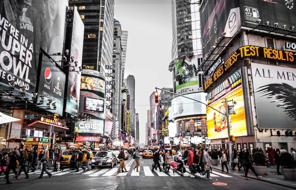 Picture of Times Square in New York City
