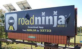 Roadninja billboard for mobile app downloads