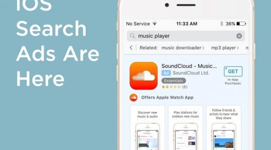 iOS search ads beta