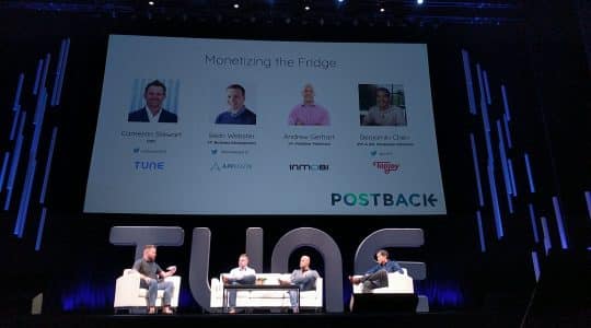 The Monetizing the Fridge panel at Postback 2018.