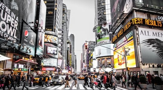 Picture of Times Square in New York City