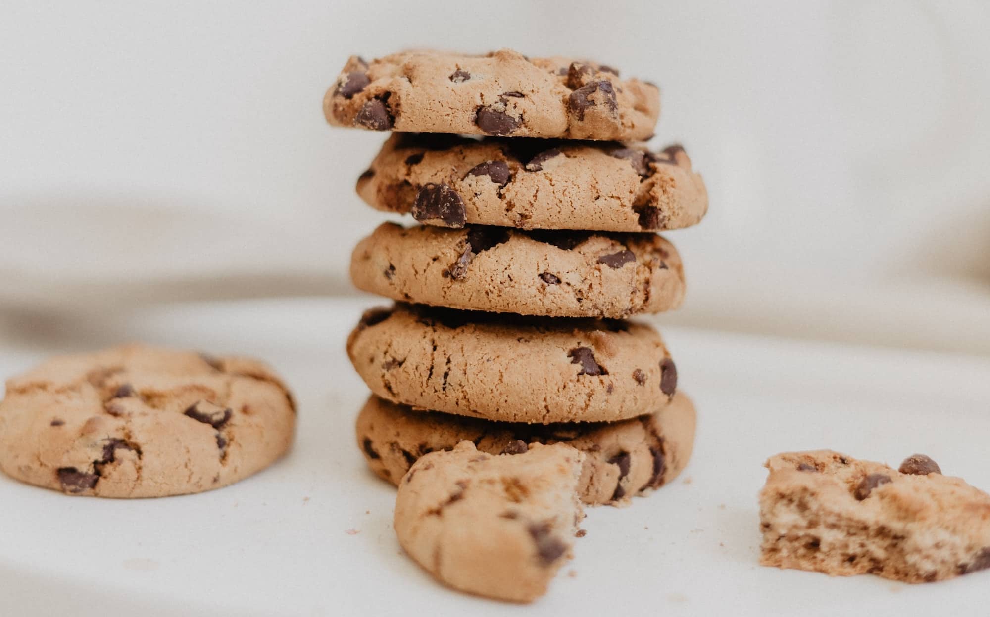 Stack of chocolate cookies representing cookie tracking changes coming to Google Chrome 80.