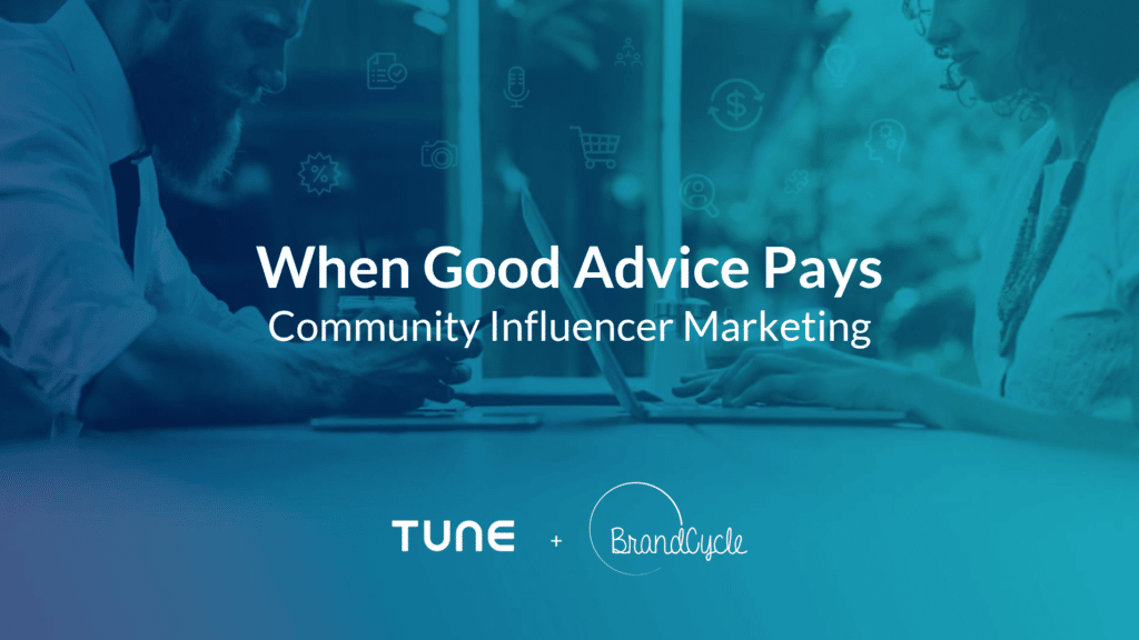 When Good Advice Pays: Community Influencer Marketing webinar 
