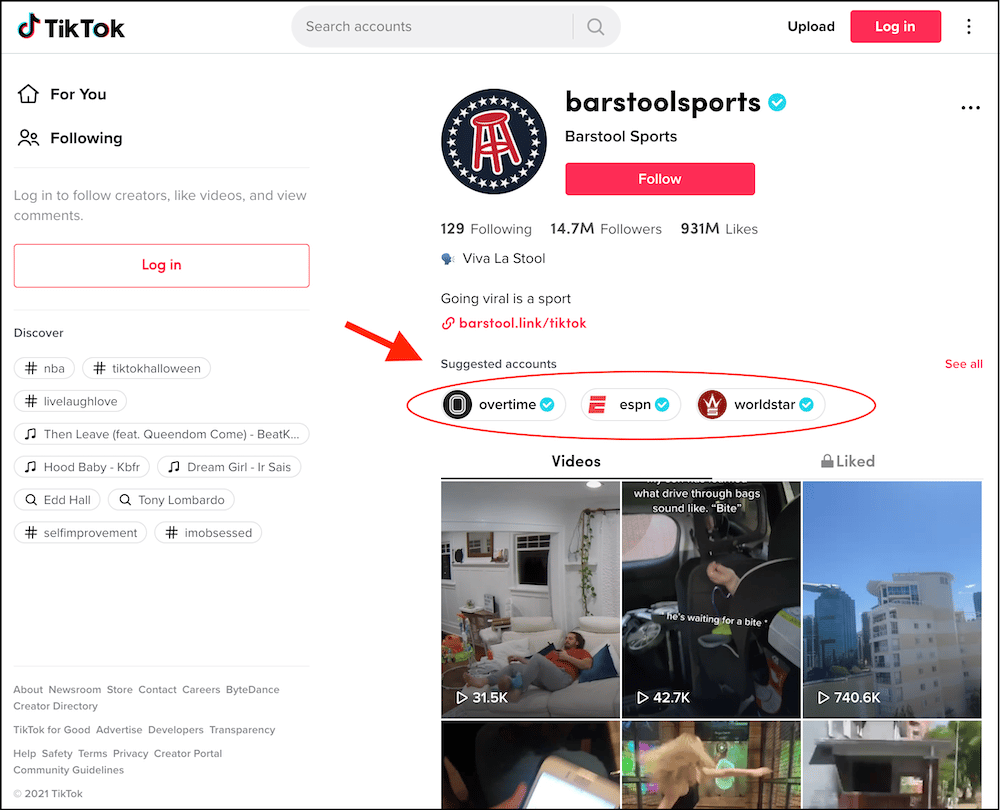 How to find TikTok influencers with suggested accounts