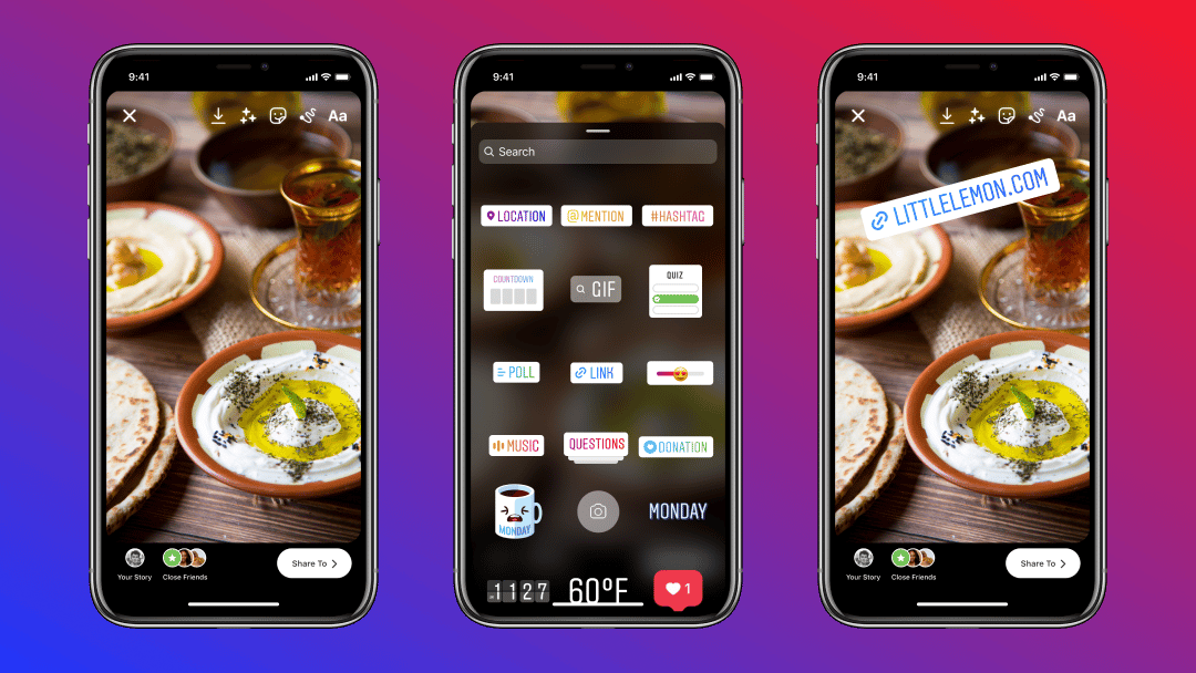 New Stickers Add Links in Instagram Stories