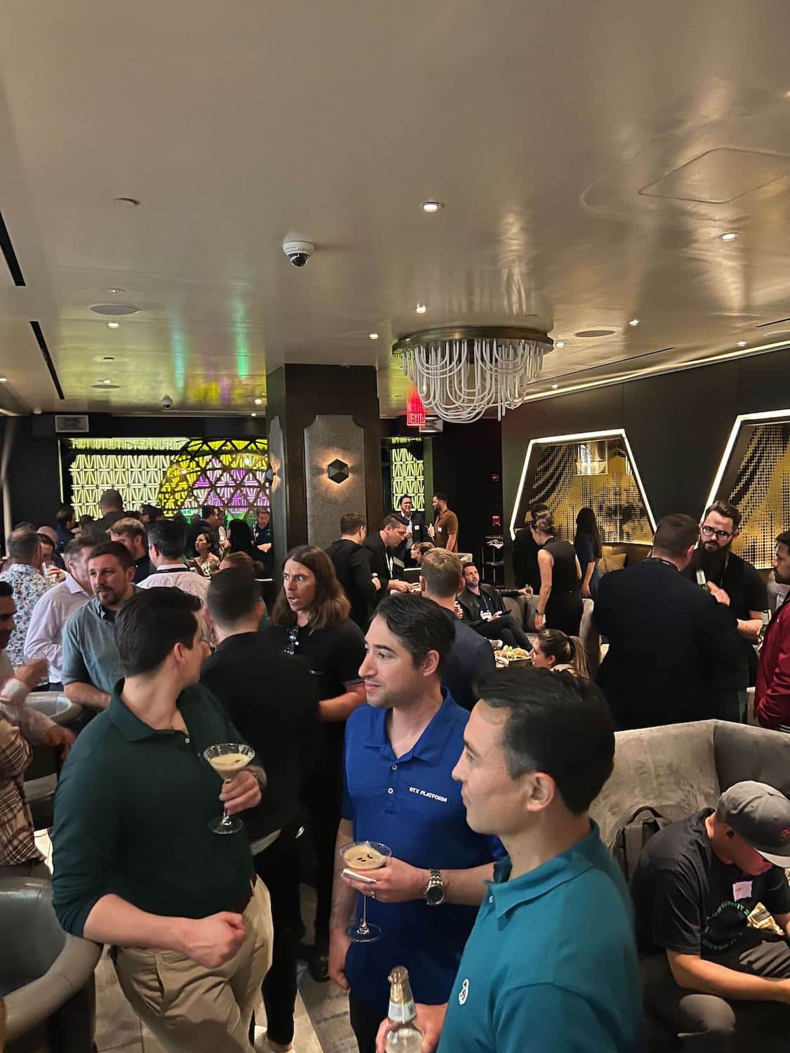 TUNE and Fluent's Network and Chill Happy Hour was packed