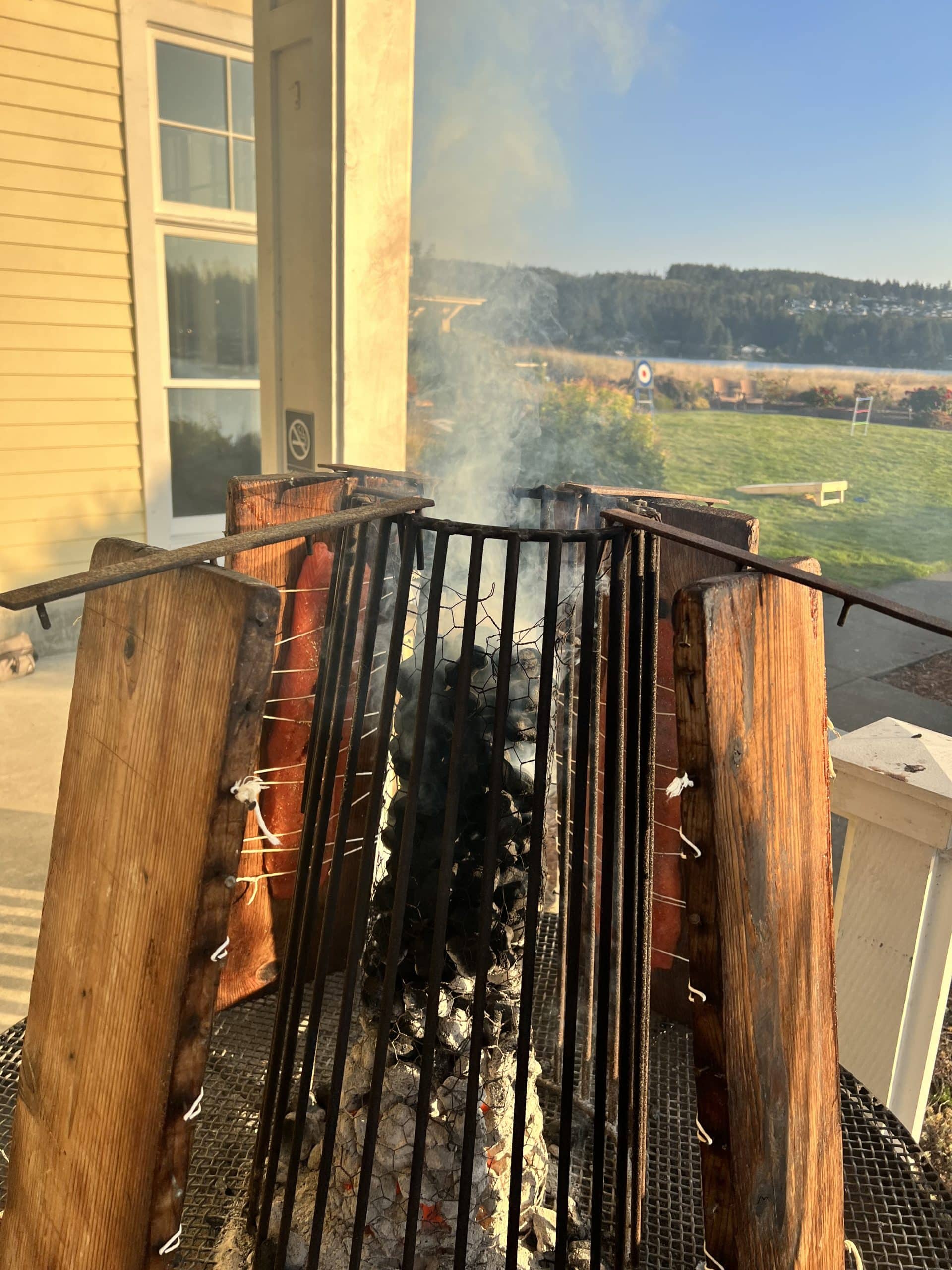 A traditional salmon bake at the Inn at Port Ludlow