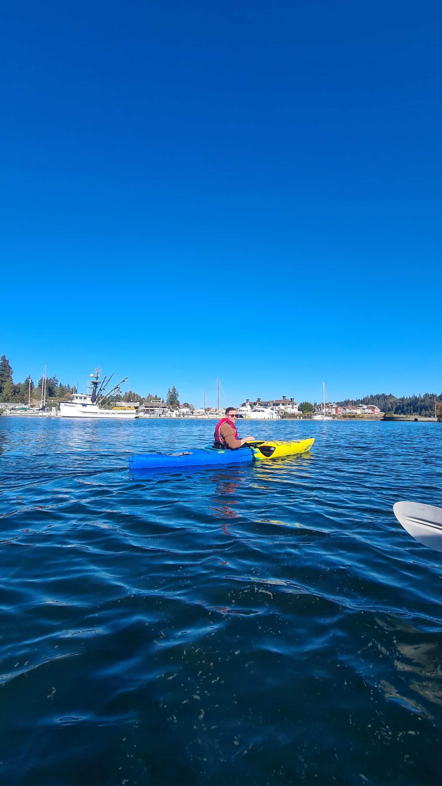 TUNE employees had a blast kayaking in Port Ludlow
