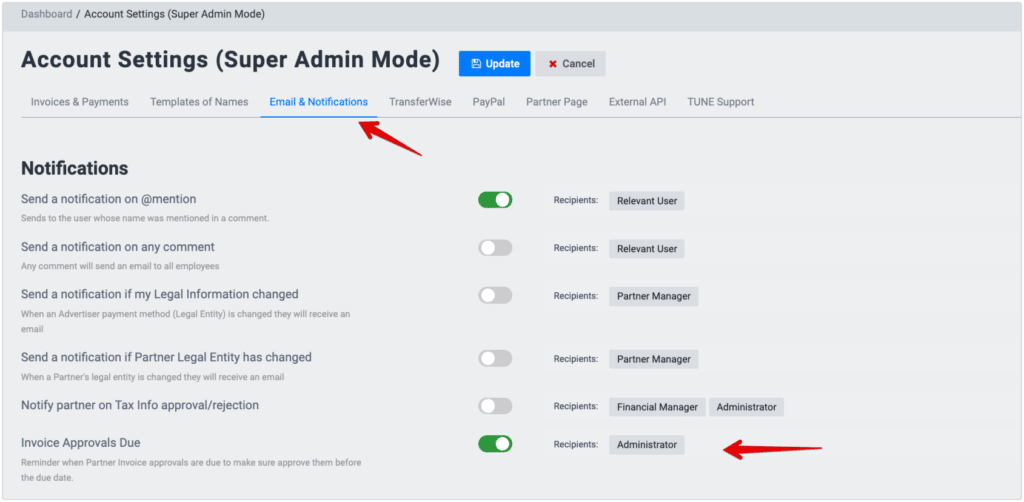 New TUNE Pay email notifications give advertisers and partners the right information at the right time.