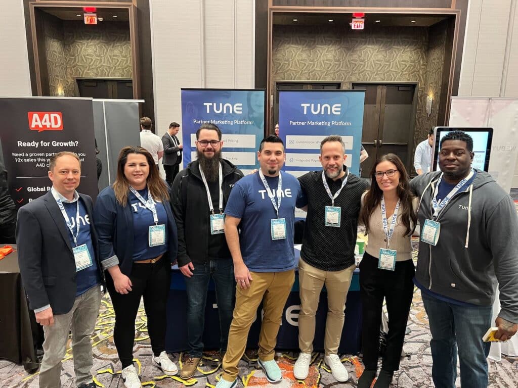 TUNE Sales team at Affiliate Summit West 2023