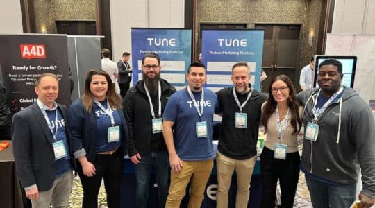 TUNE Sales team at Affiliate Summit West 2023