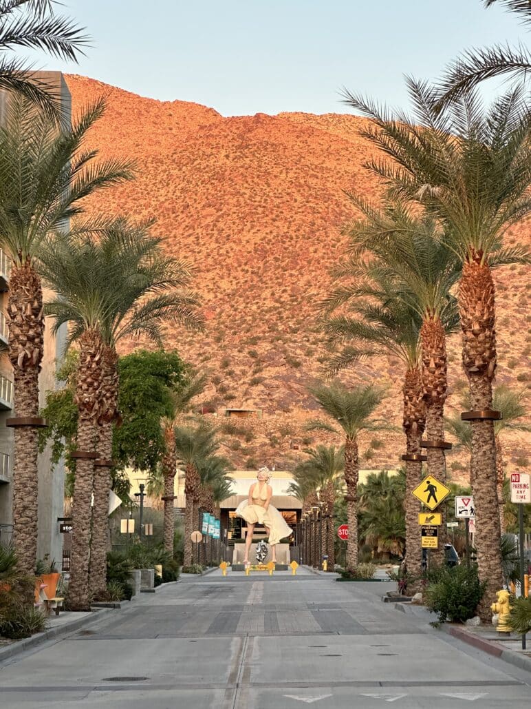 Forever Marilyn, a 26-foot tall statue near the Palm Springs Art Museum.