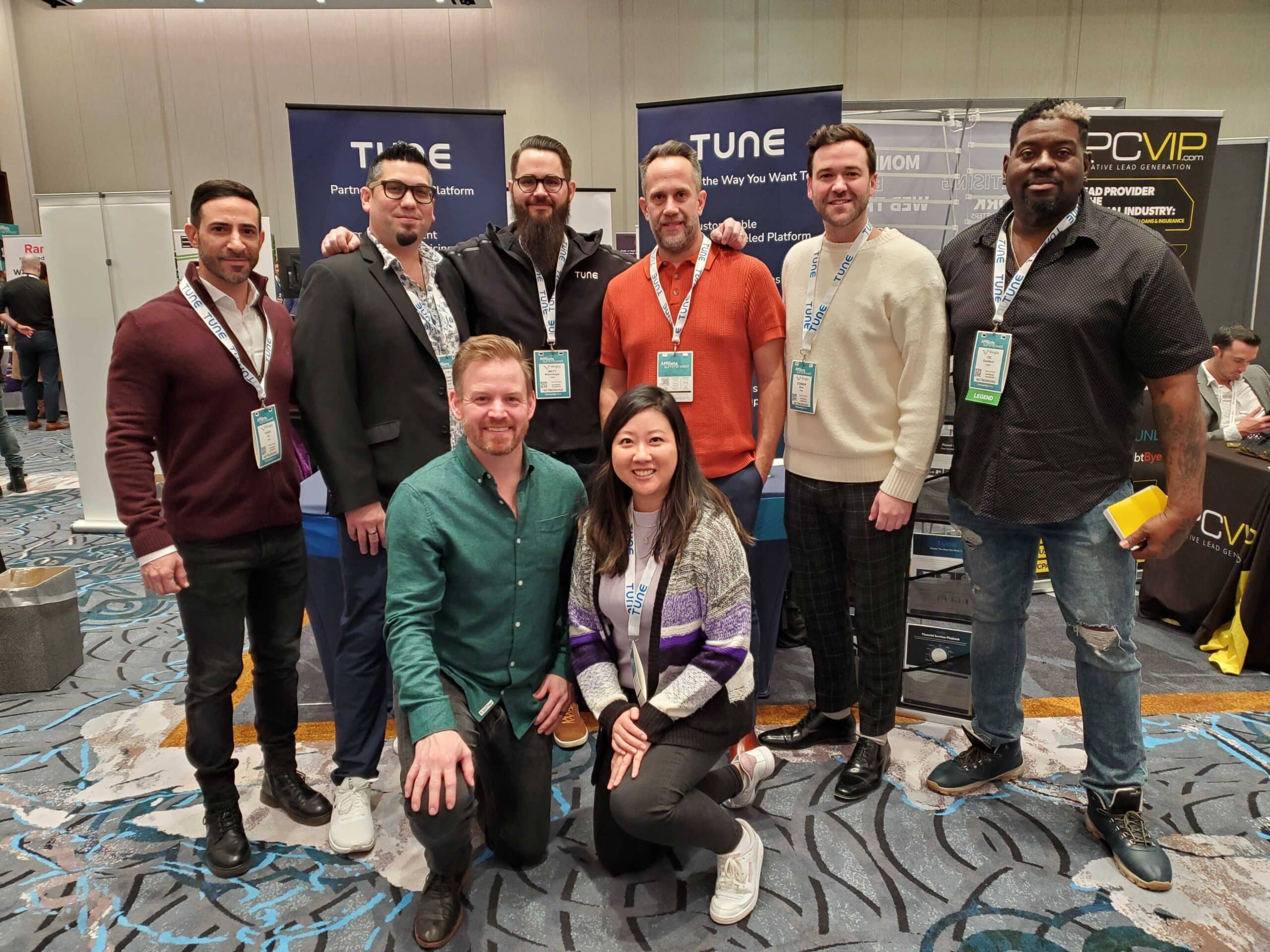 TUNE Team at Affiliate Summit West 2024 Meet Market