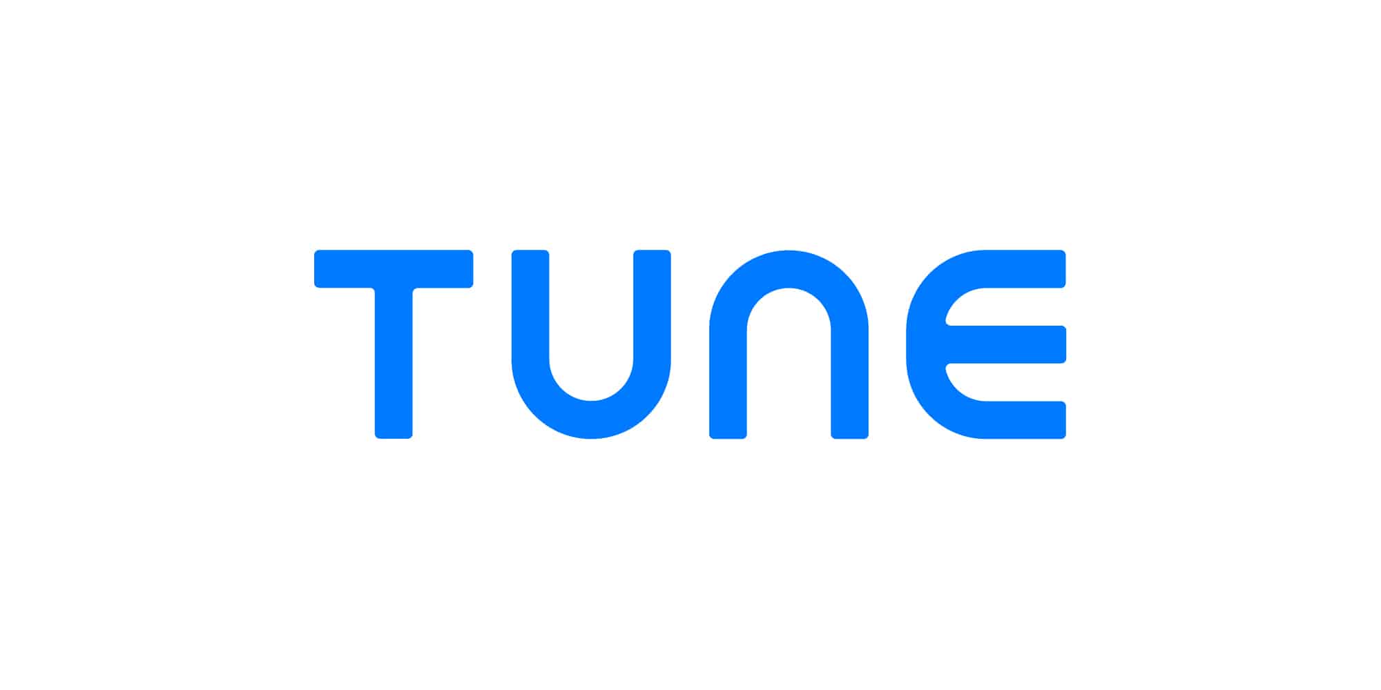 tune logo wide white background